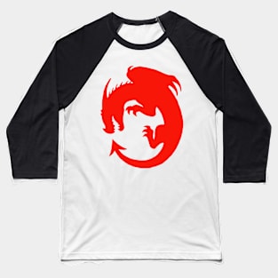 Museum of Dragons Logo Baseball T-Shirt